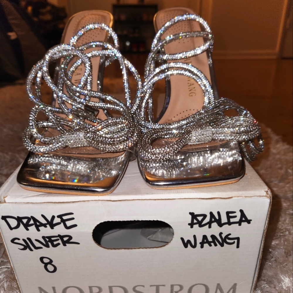 Azalea Wang: Drake Sandal / Size: 8 / Silver